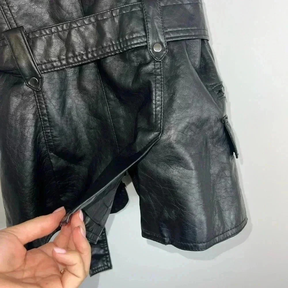 vintage therapy leather vest small - Picture 13 of 13